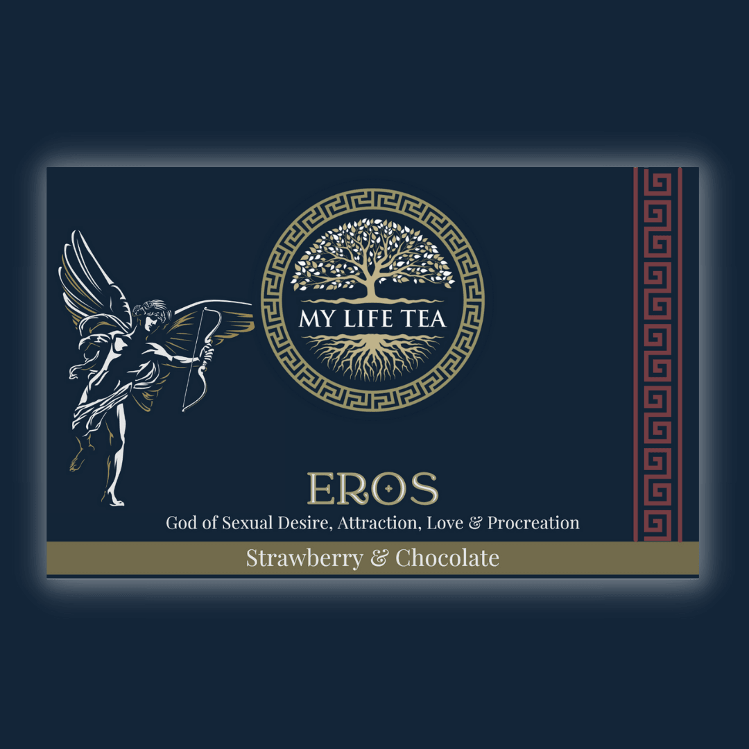 Eros strawberry and chocolate loose leaf tea from My Life Tea