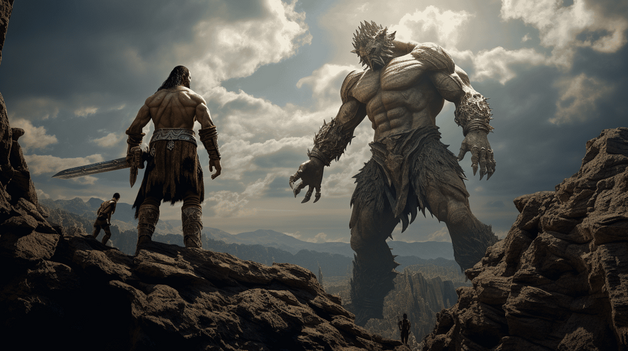 Ancient Greek Gigantes Myth