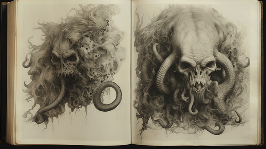 Greek Monsters Drawings