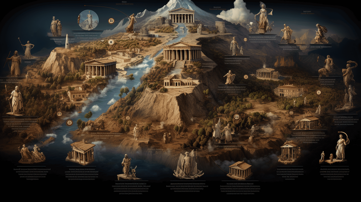 Delphi to Olympus: Charting a Geography of Greek Mythology