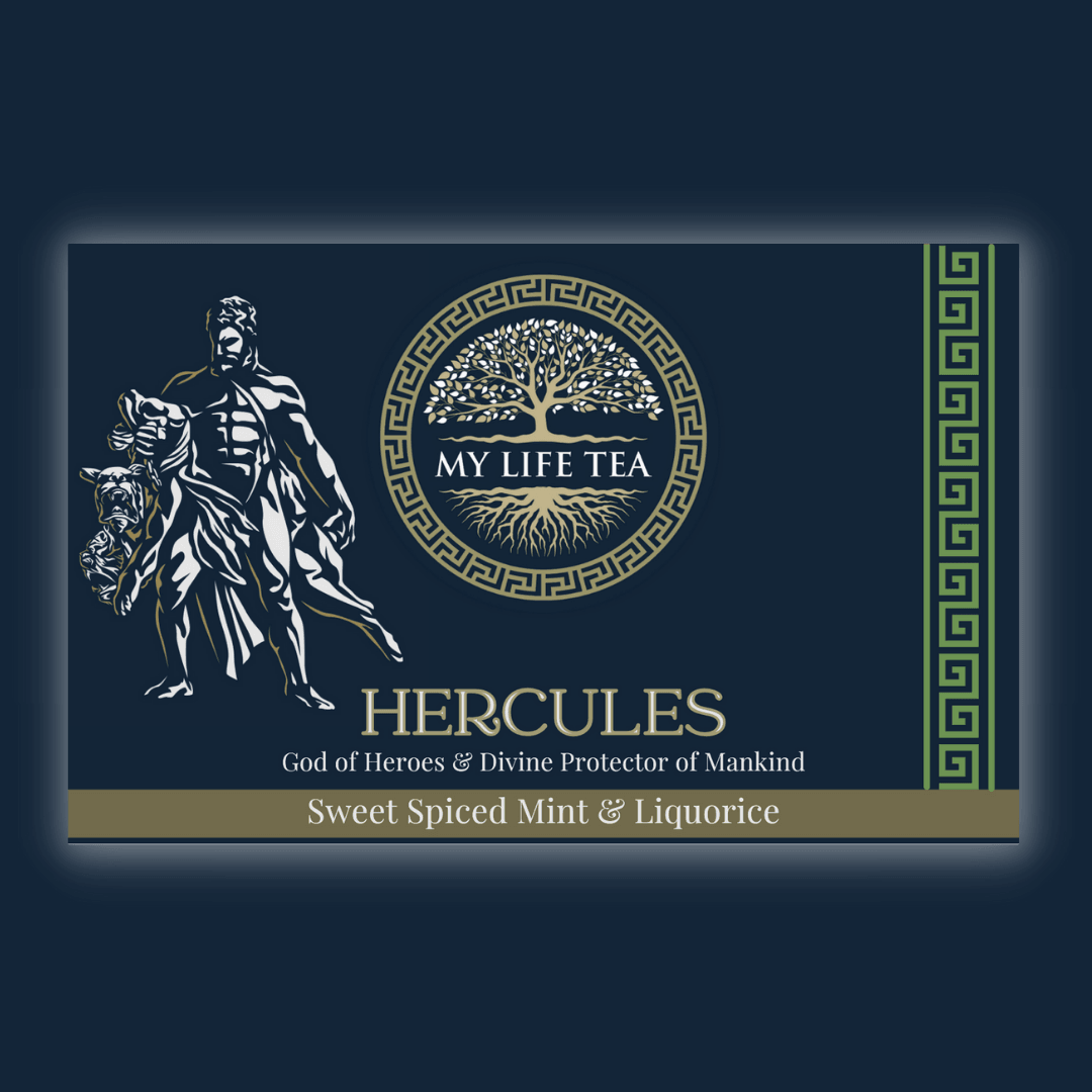 Hercules sweet spiced mint and liquorice loose-leaf infusion from My Life Tea