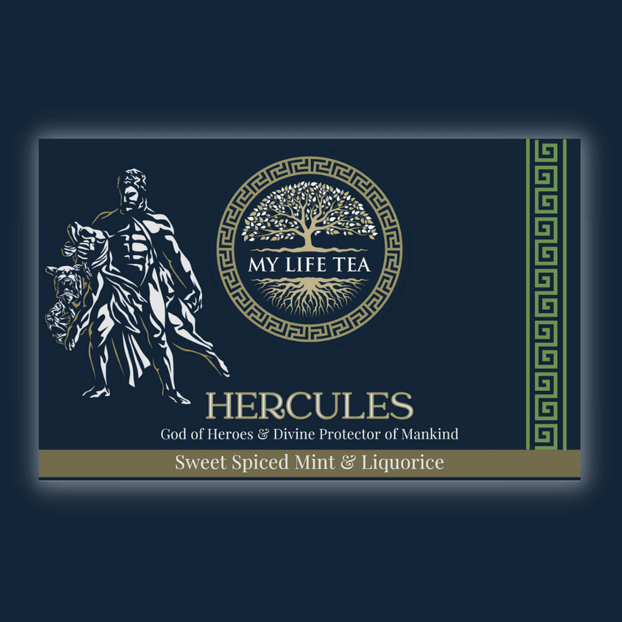 Hercules sweet spiced mint and liquorice loose-leaf infusion from My Life Tea