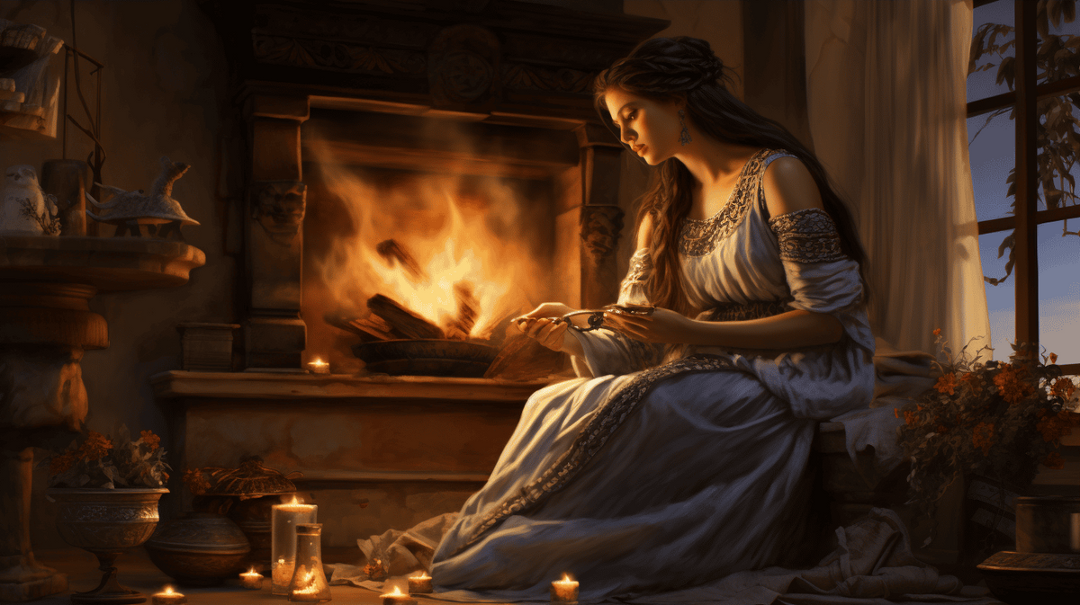 Hestia Greek Goddess