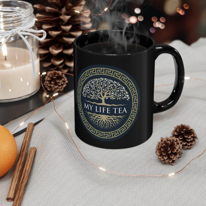 Black mug 11oz - My Life Tea